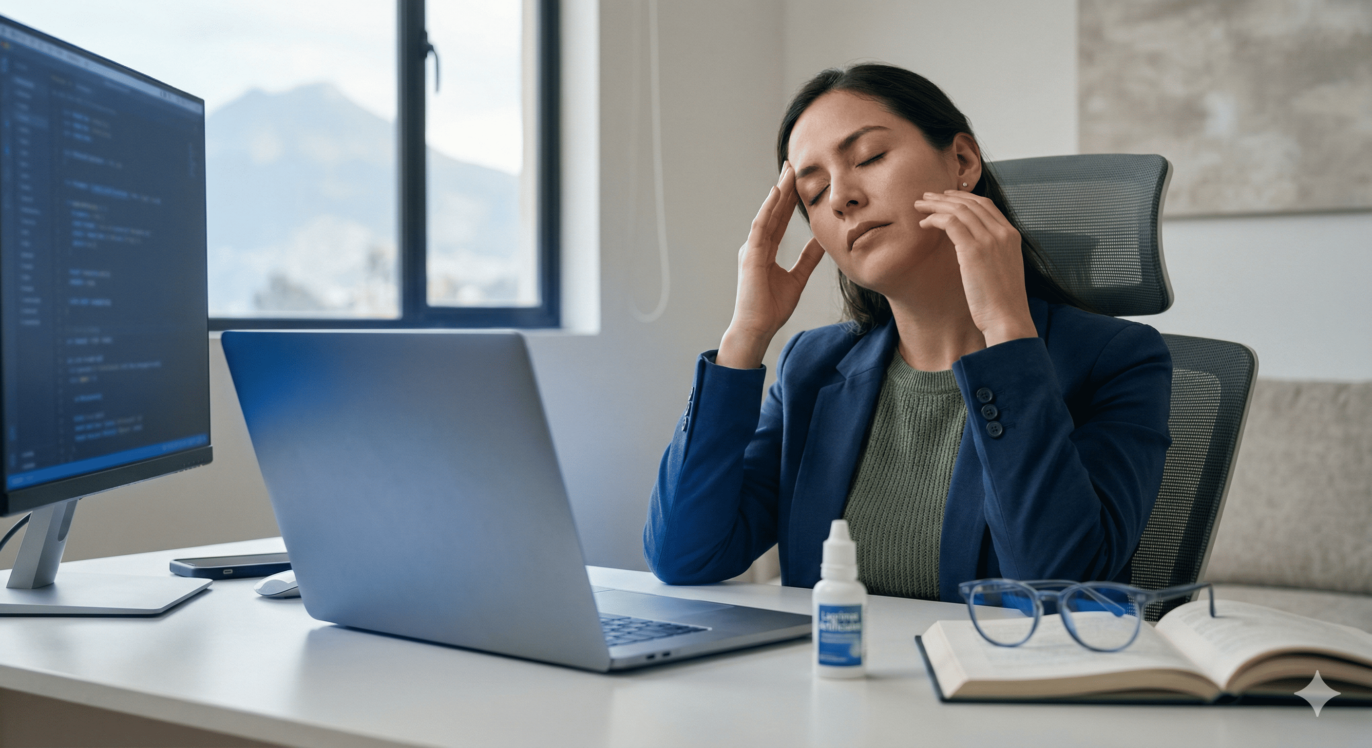 Síndrome de visión por computadora: síntomas y soluciones