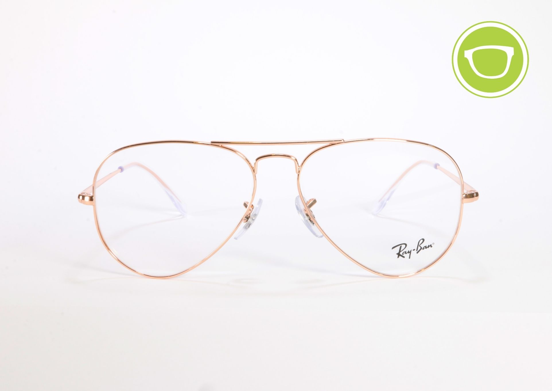 Ray-Ban RB6489 Aviator Metal Rose